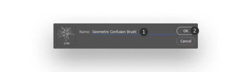 Entering the Name Brush