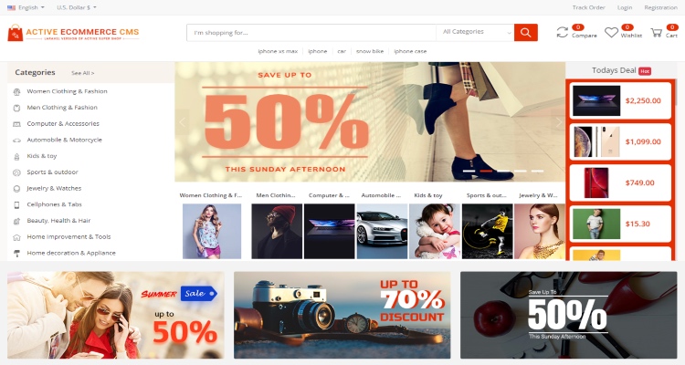 Active eCommerce CMS