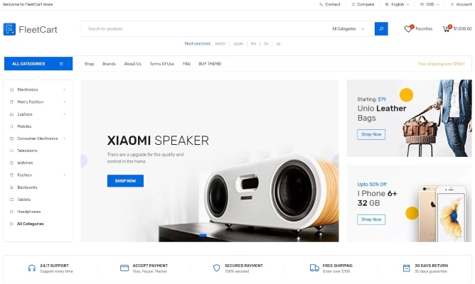 FleetCart - Laravel Ecommerce System