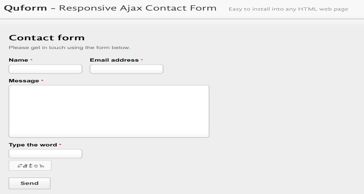 Quform - Responsive Ajax Contact Form