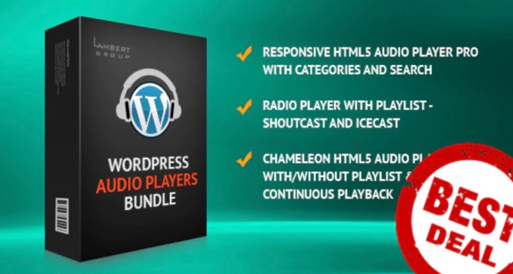 HTML5 Audio Players WordPress Plugins Bundle