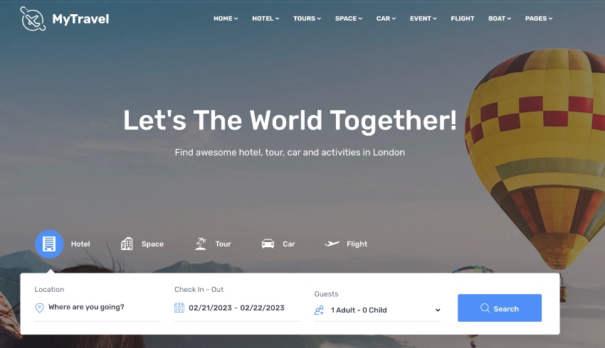 MyTravel - Ultimate Laravel Booking System