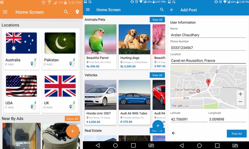 AdForest - Classified Native Android App