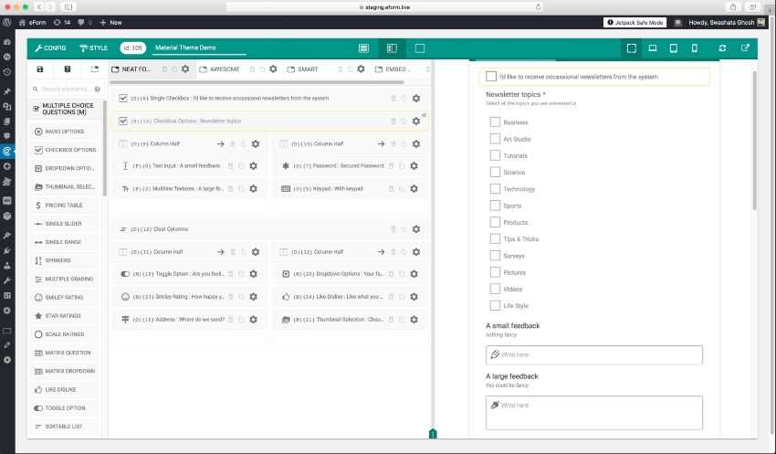 eForm - WordPress Form Builder