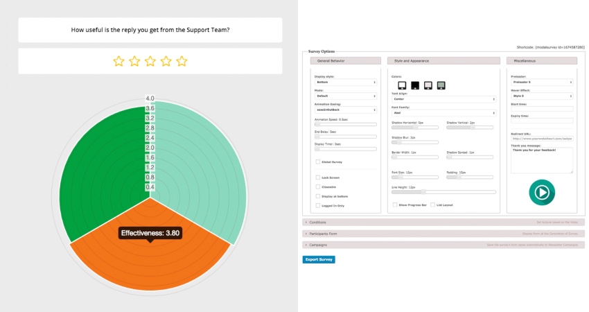 Modal Survey - WordPress Poll, Survey & Quiz Plugin