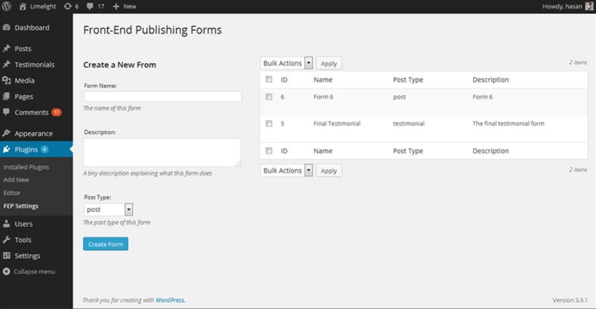 Frontend Publishing Pro - WordPress Post Submission Plugin