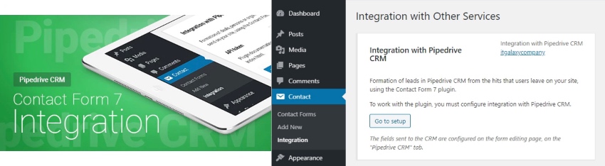 Contact Form 7 - Pipedrive CRM - Integration