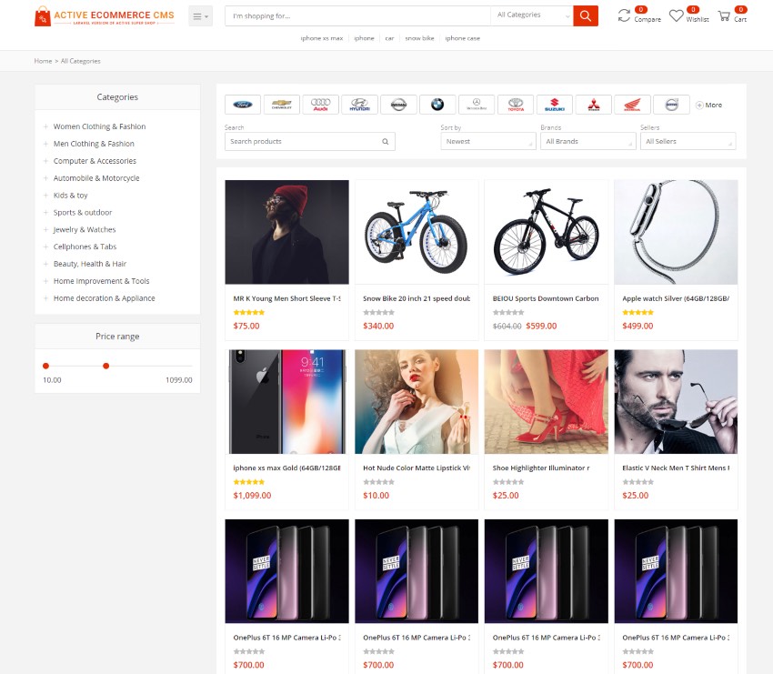 Active Ecommerce CMS