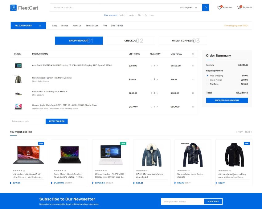 FleetCart - Laravel Ecommerce System