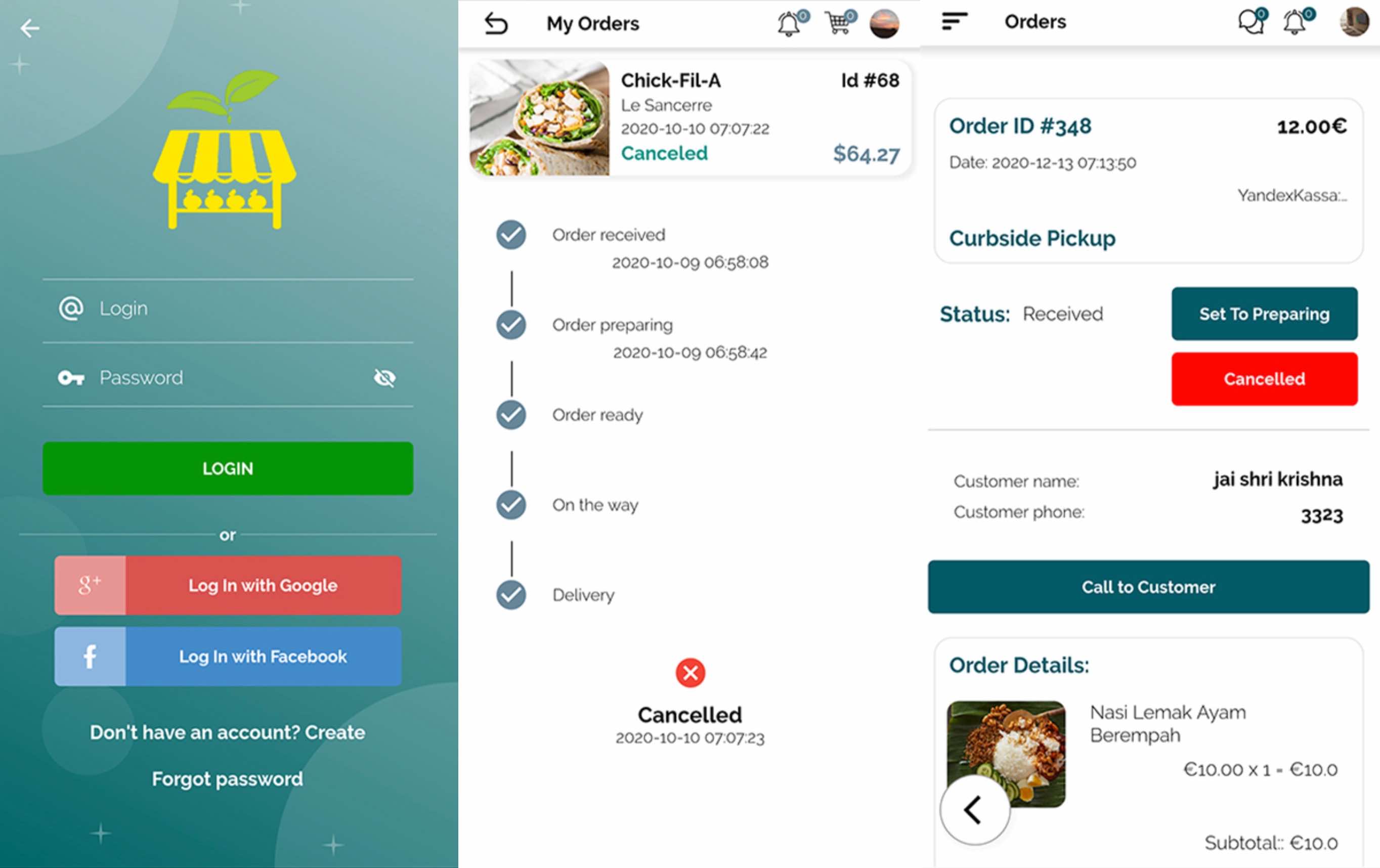 Multi-Restaurants Flutter App + Delivery Boy App + Owner App + PHP Laravel Admin Panel + Web Site