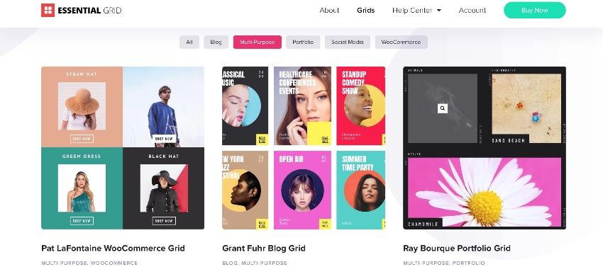 Essential Grid Gallery WordPress Plugin