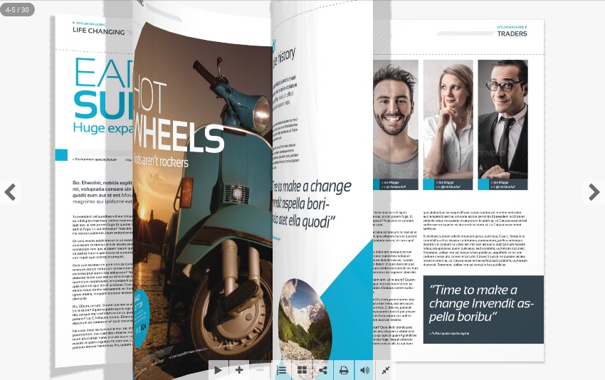 Real3D FlipBook WordPress Plugin