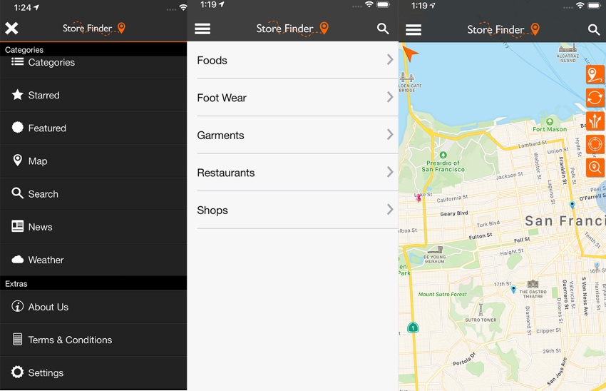 Store Finder Full iOS Application v2.2