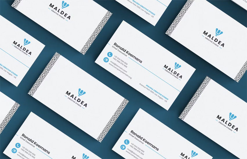 business card template