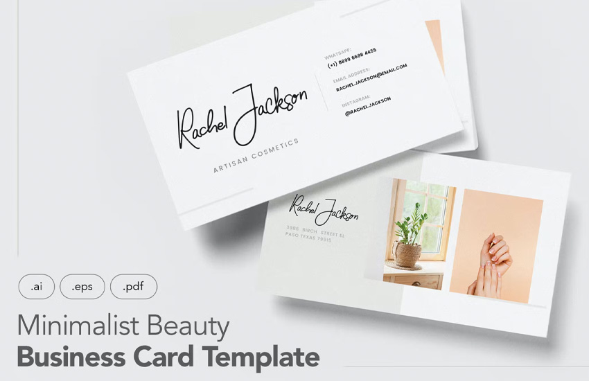 business card design template