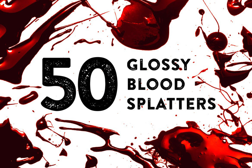 glossy blood