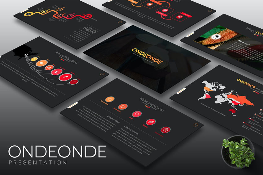 dark powerpoint theme