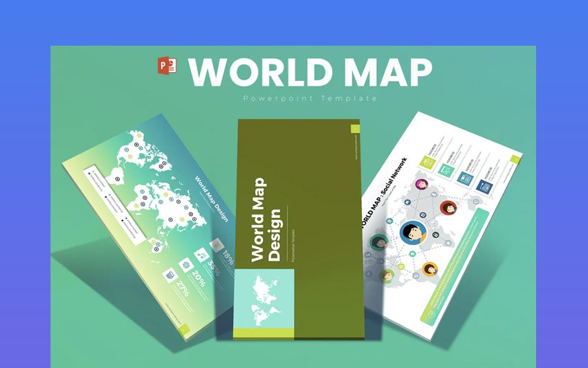 World Map PowerPoint Presentation