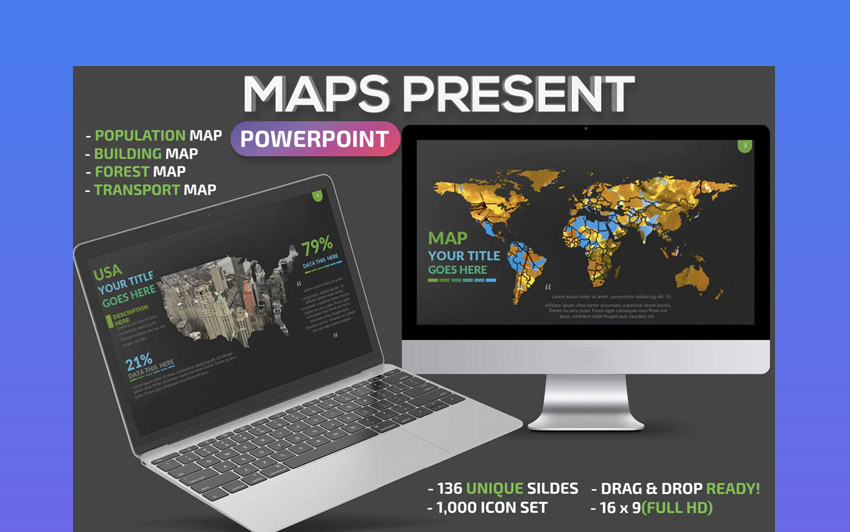 Map powerpoint presentation