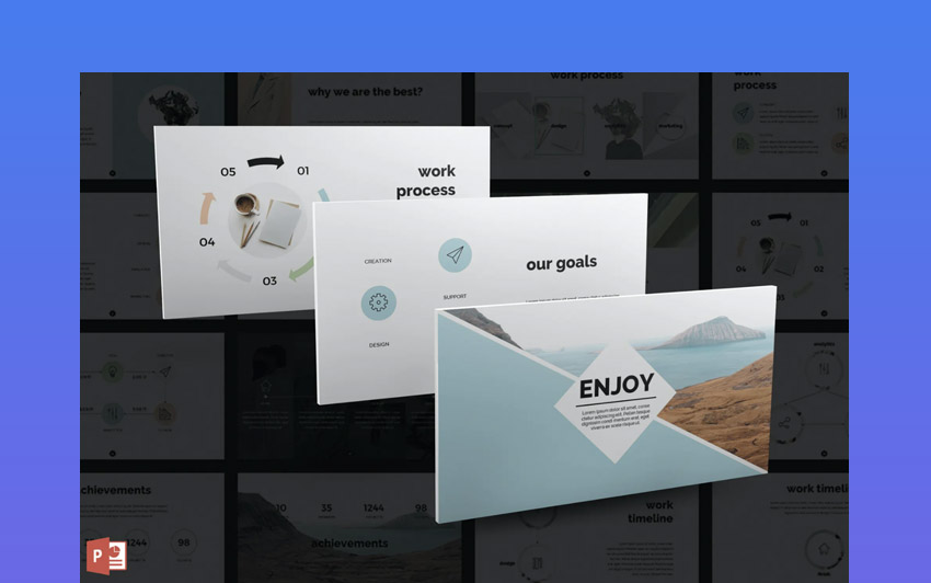 Enjoy - Diseño de plantillas para diapositivas de PowerPoint