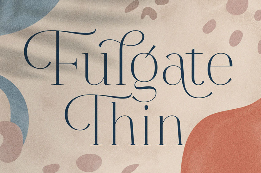 Fulgate Thin Serif Font