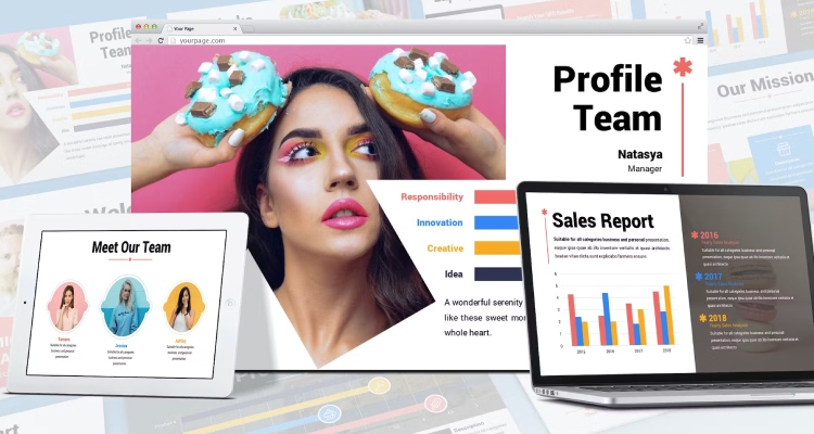 Popsicle - Colorful and Cute Google Slides Idea