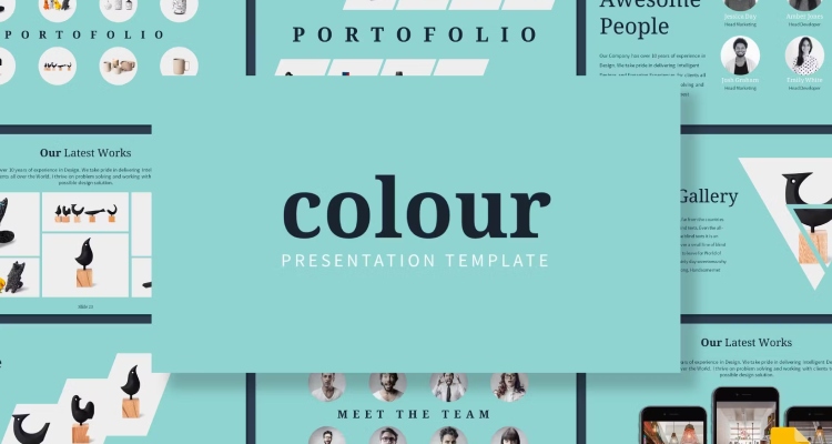 Colour - Google Slides Cute Template