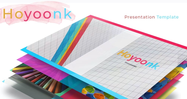 Hoyoonk - Colorful, Cute Presentation Theme