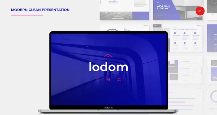 Modern Clean Presentation Slide Template