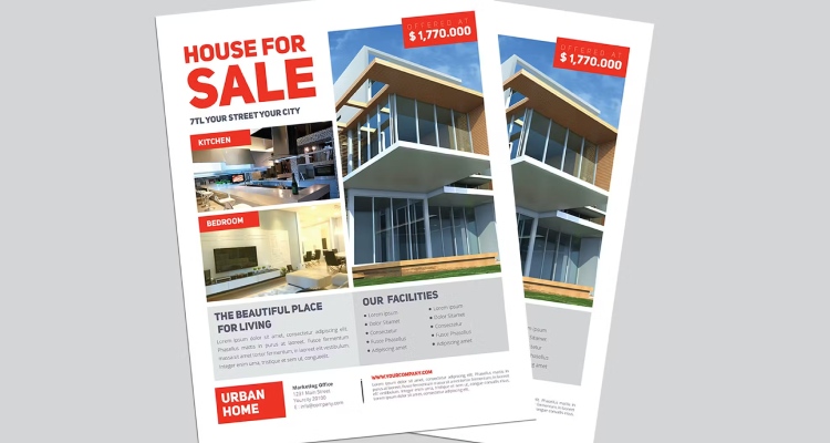 Minimal Real Estate Flyer Example