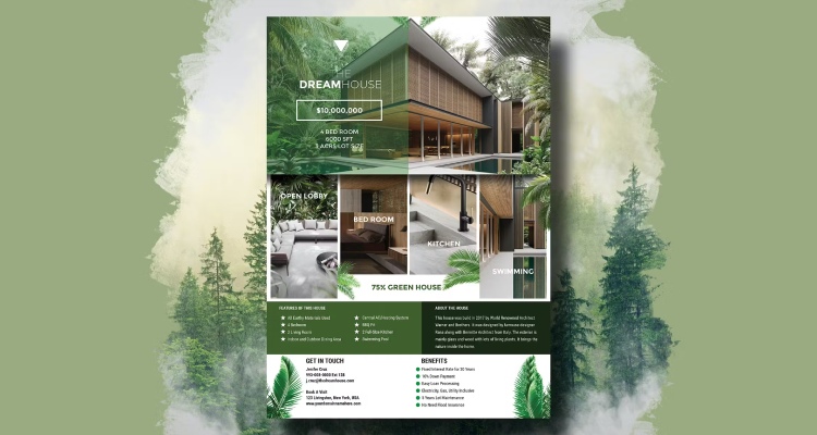 Upscale Real Estate Marketing Flyer