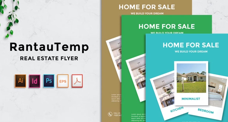 RentauTemp Real Estate Open House Flyer