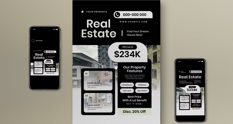 Real Estate Flyer Template