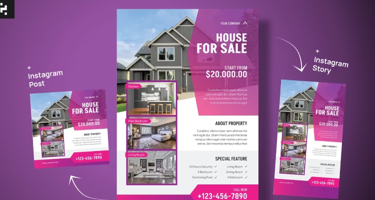 Pro Real Estate Flyer Template