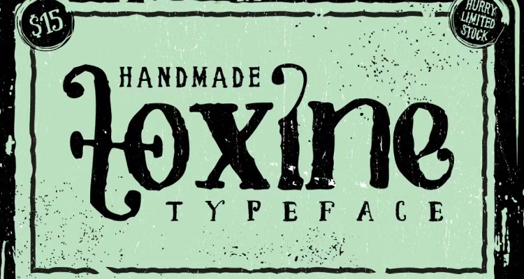 TOXINE Typeface + Ornament Pack