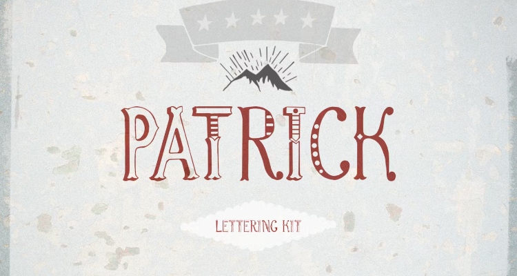 Patrick Font & Lettering Kit 