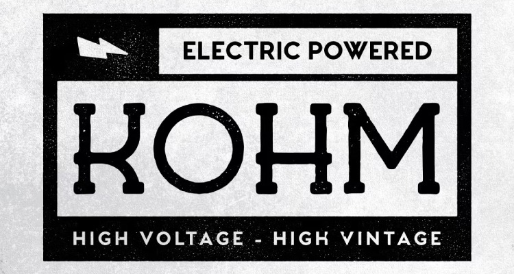 Kohm: Vintage Font