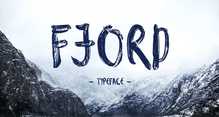 Fjord Brush Font