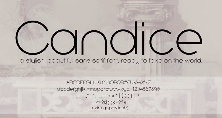 Candice Sans Serif Font