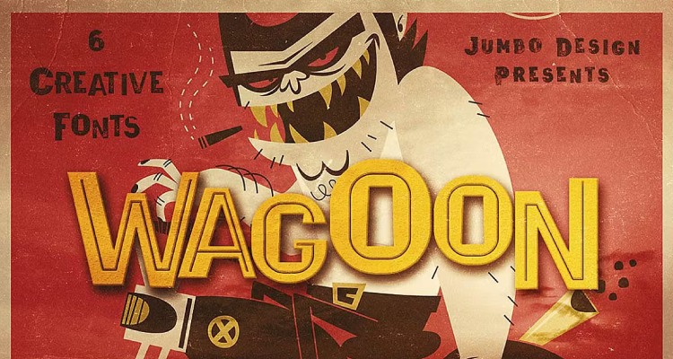 Wagoon: Funny Style Sans Serif Font 