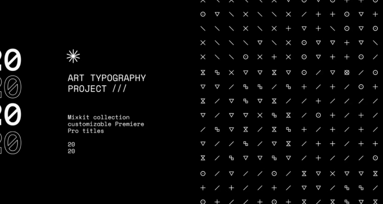 Cube Glyph Intro Template Premiere Pro Free