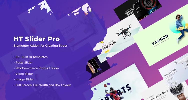 HT Slider Pro for Elementor