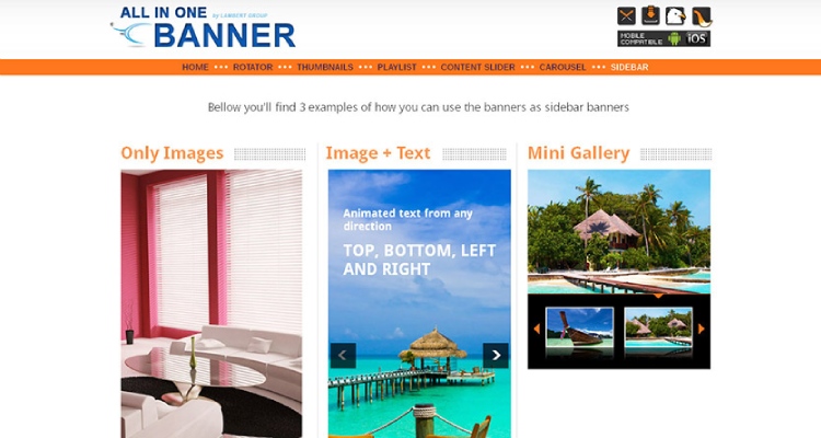All In One Responsive WordPress Slider Plugin