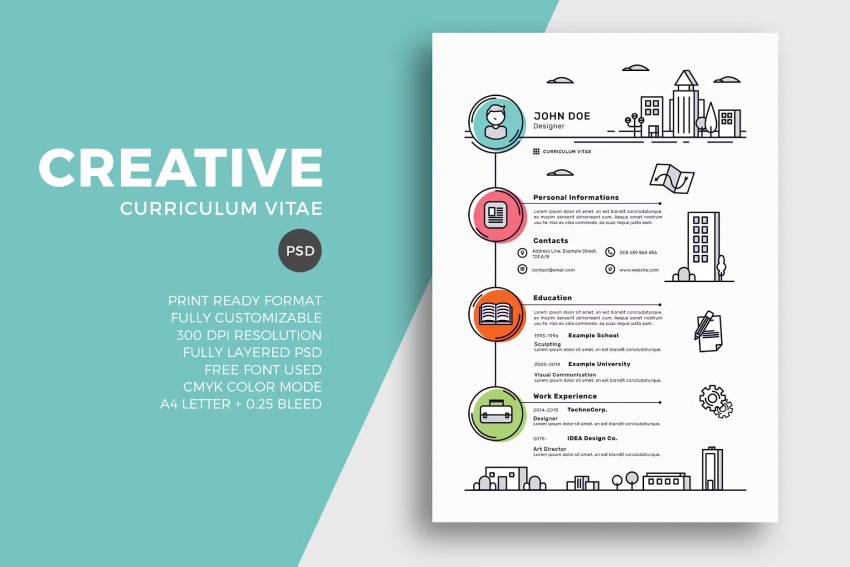 Illustration - Creative Resume Template