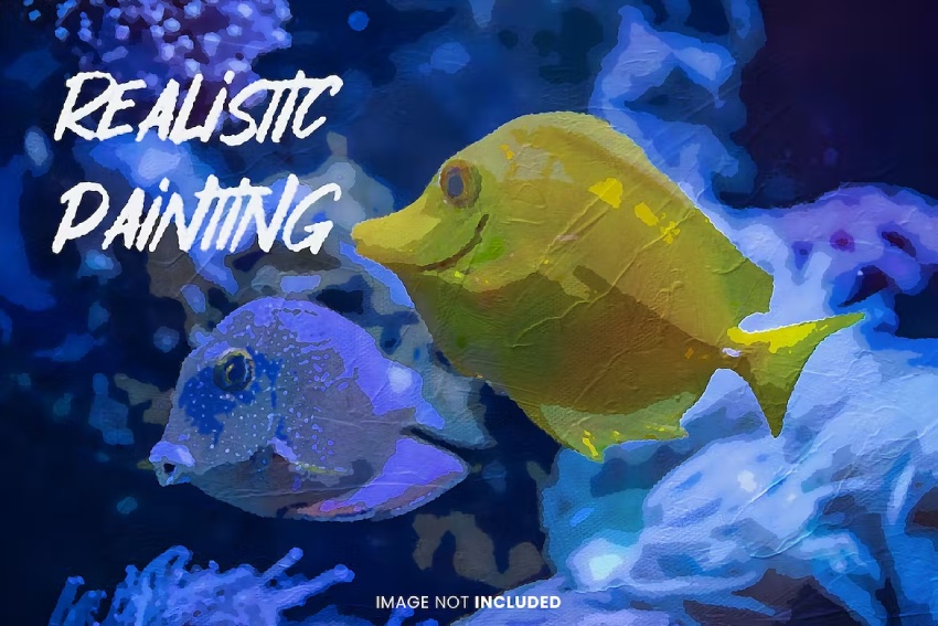 Realistic Painting - Photoshop Art Action