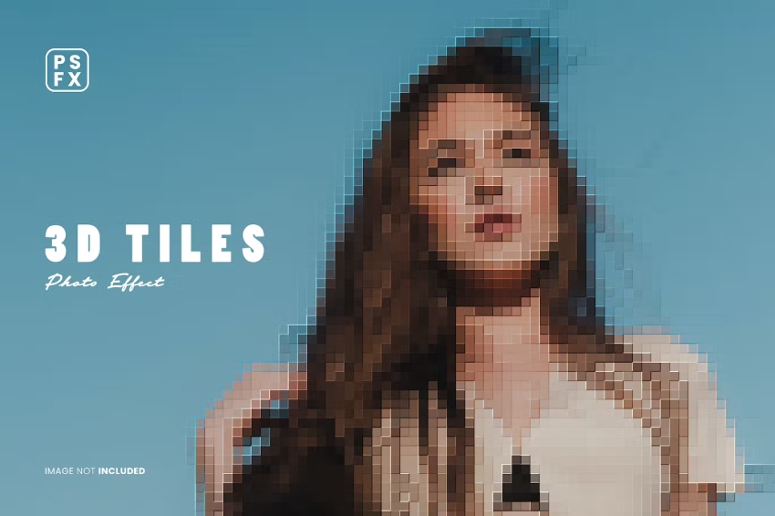 3D Tiles - Creative Photoshop Action