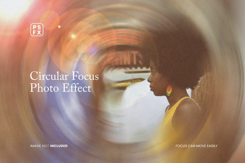 Circular Focus - Photoshop  Effect Action