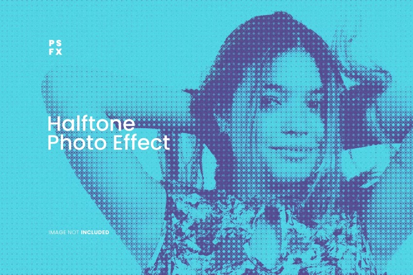 Halftone - Photoshop Effect Action