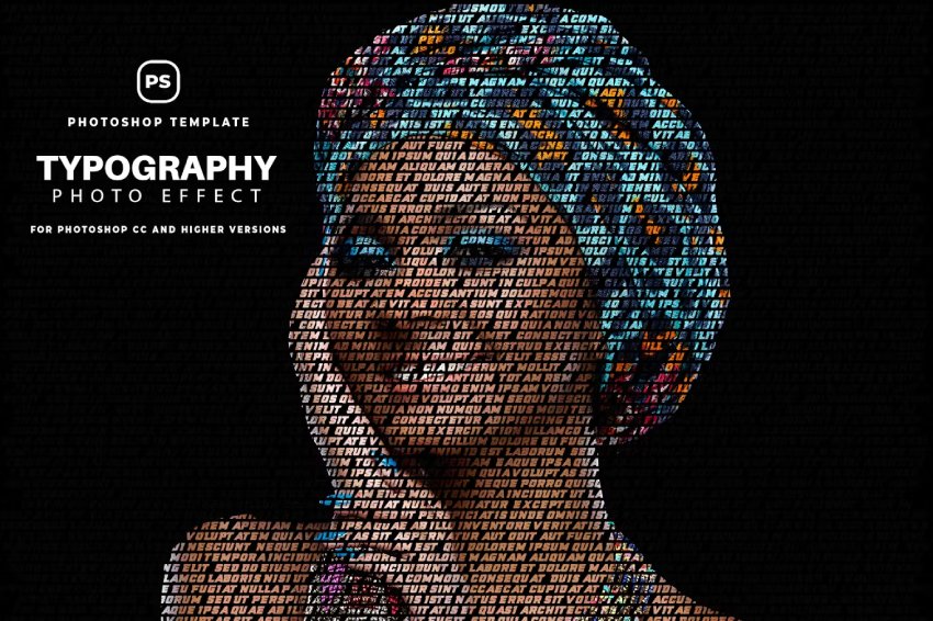 Typography Photo Effect
