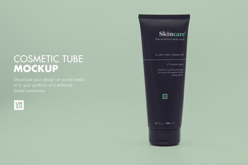 Cosmetic Tube Mockup